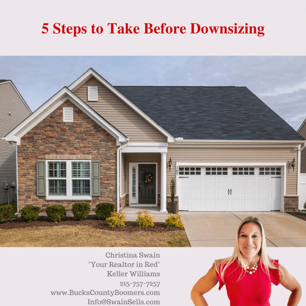 5 Steps to Take Before Downsizing