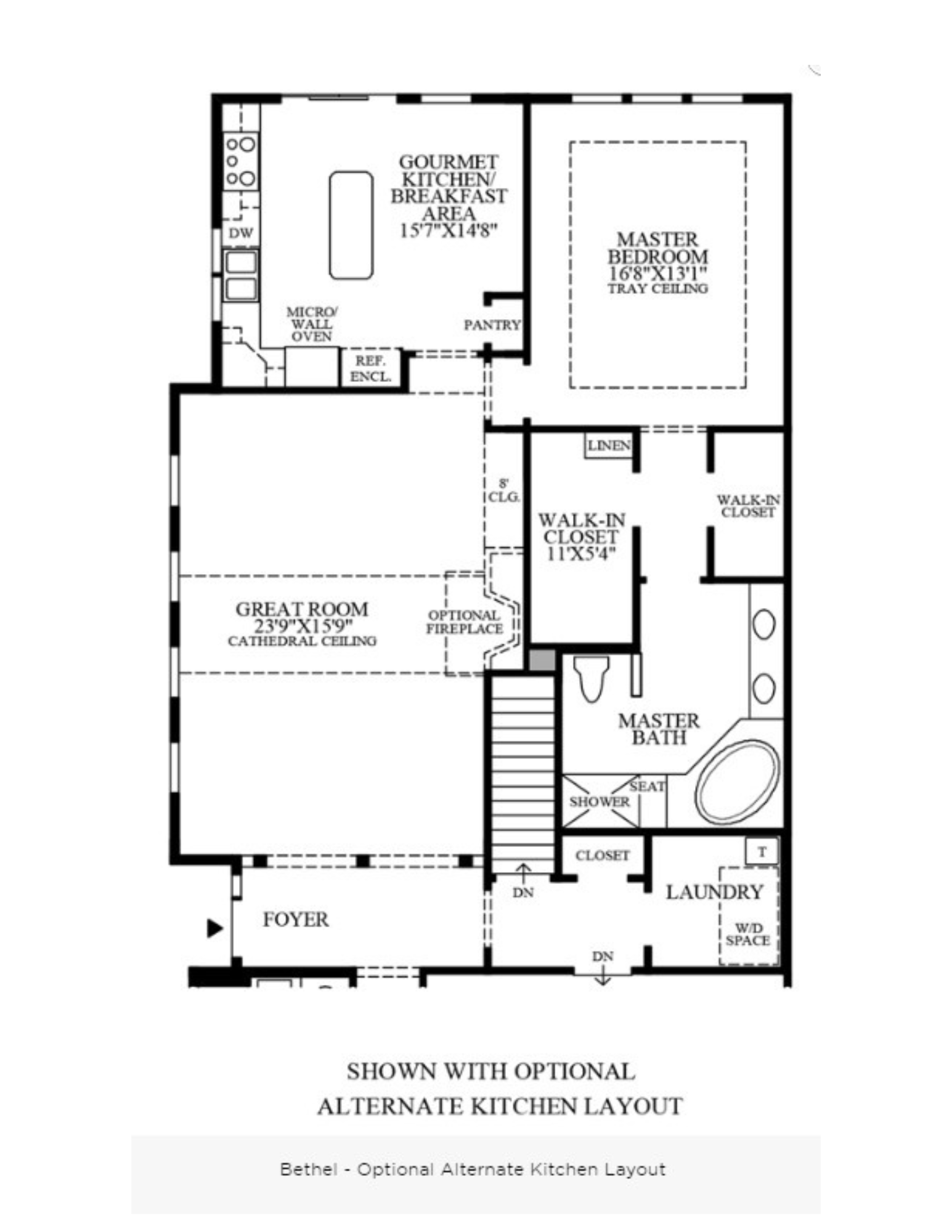 The Enclave at Upper Makefield Bethel Model 2nd Floor