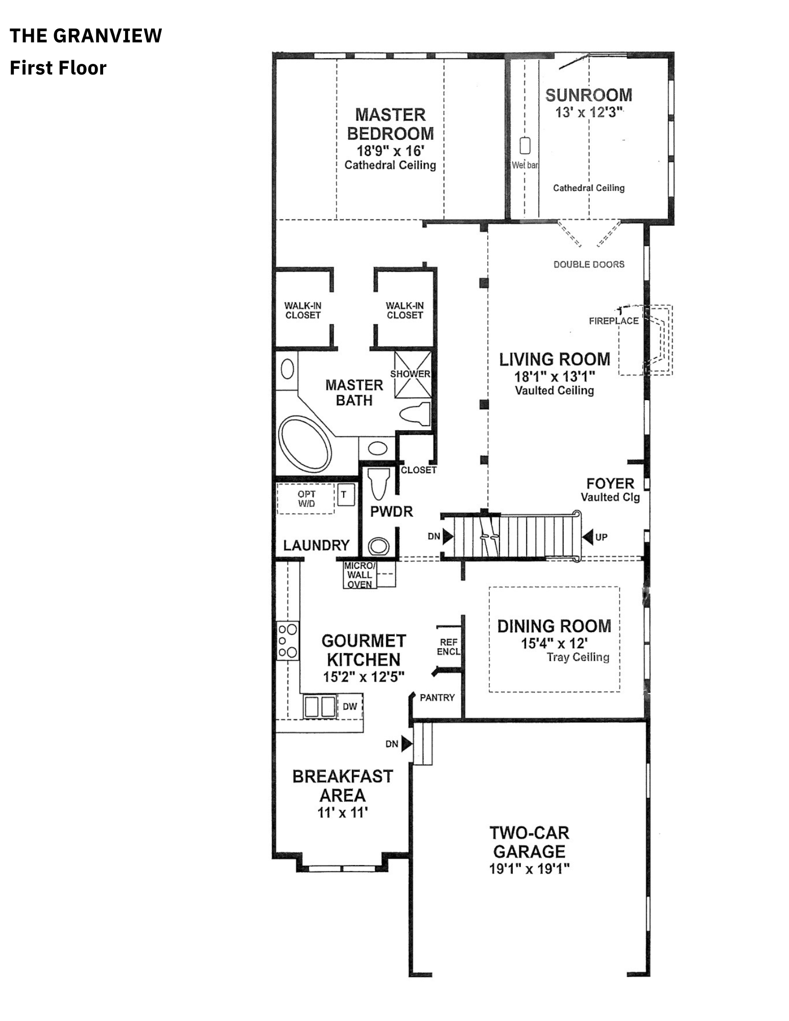 Enclave at Upper Makefield Granview odel 1st Floor Enclave at Upper Makefield Granview odel 1st Floor
