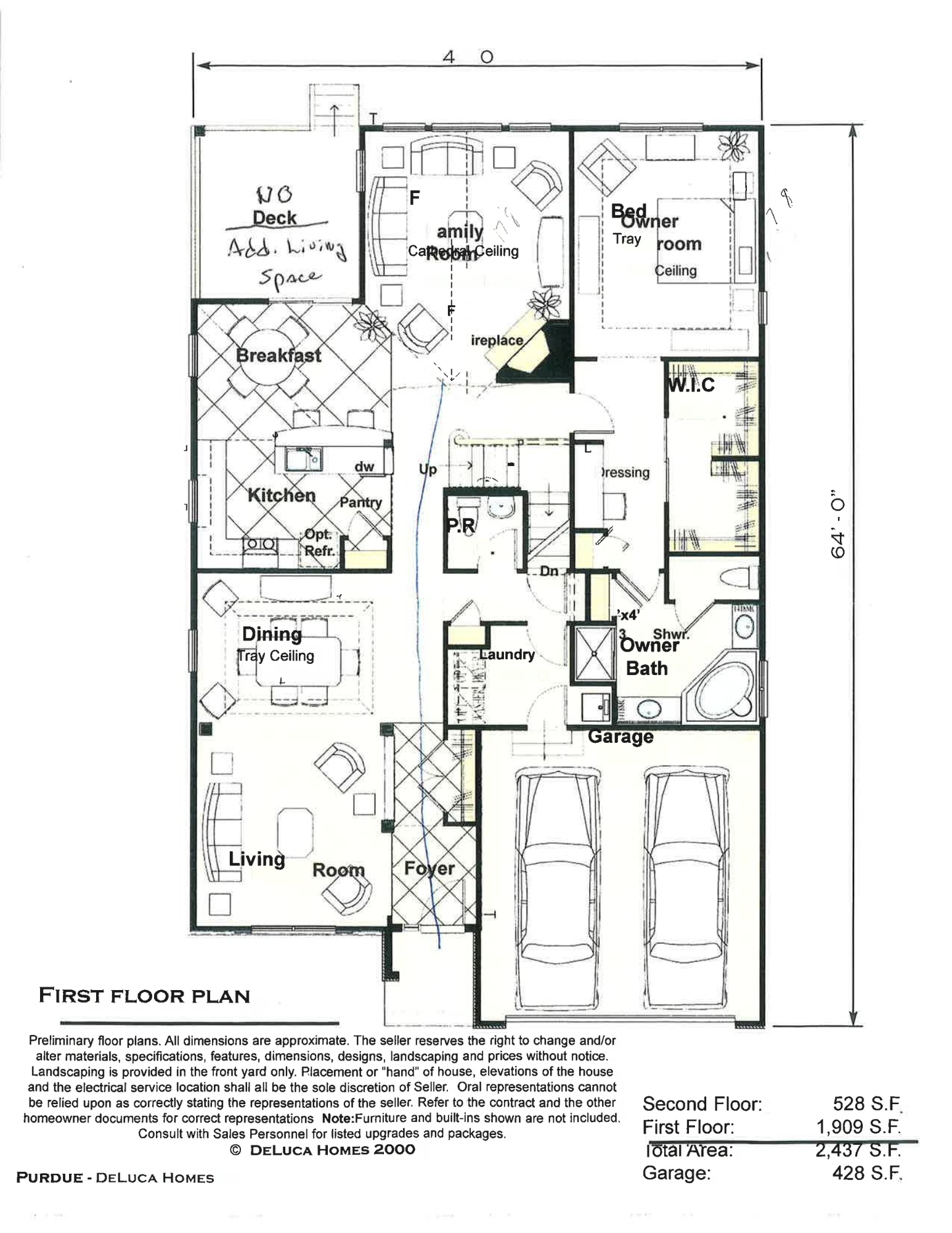 Fox Run Preserve Purdue Model 1 Floor