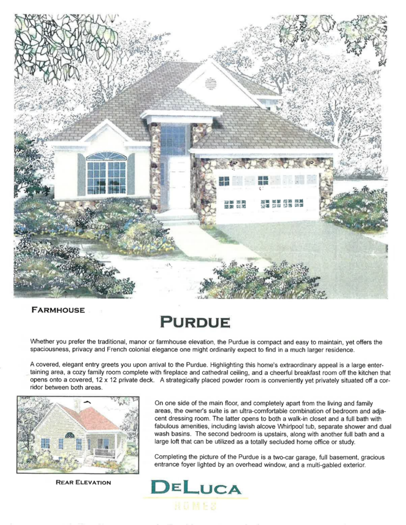 Fox Run Preserve Purdue Model 55+ Housing Options