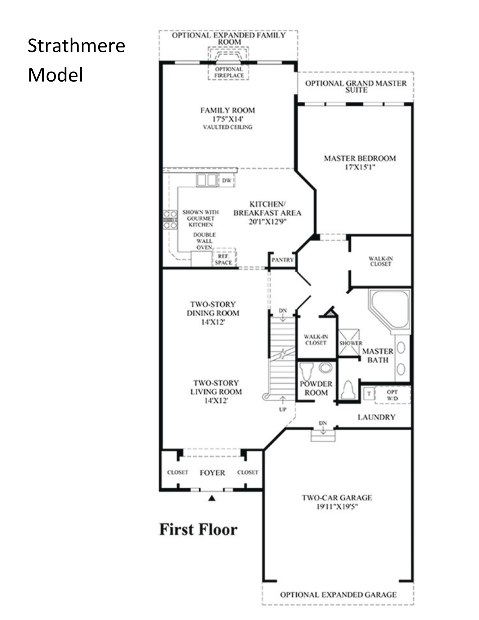 The Enclave at Upper Makefield Strathere Model 1st Floor