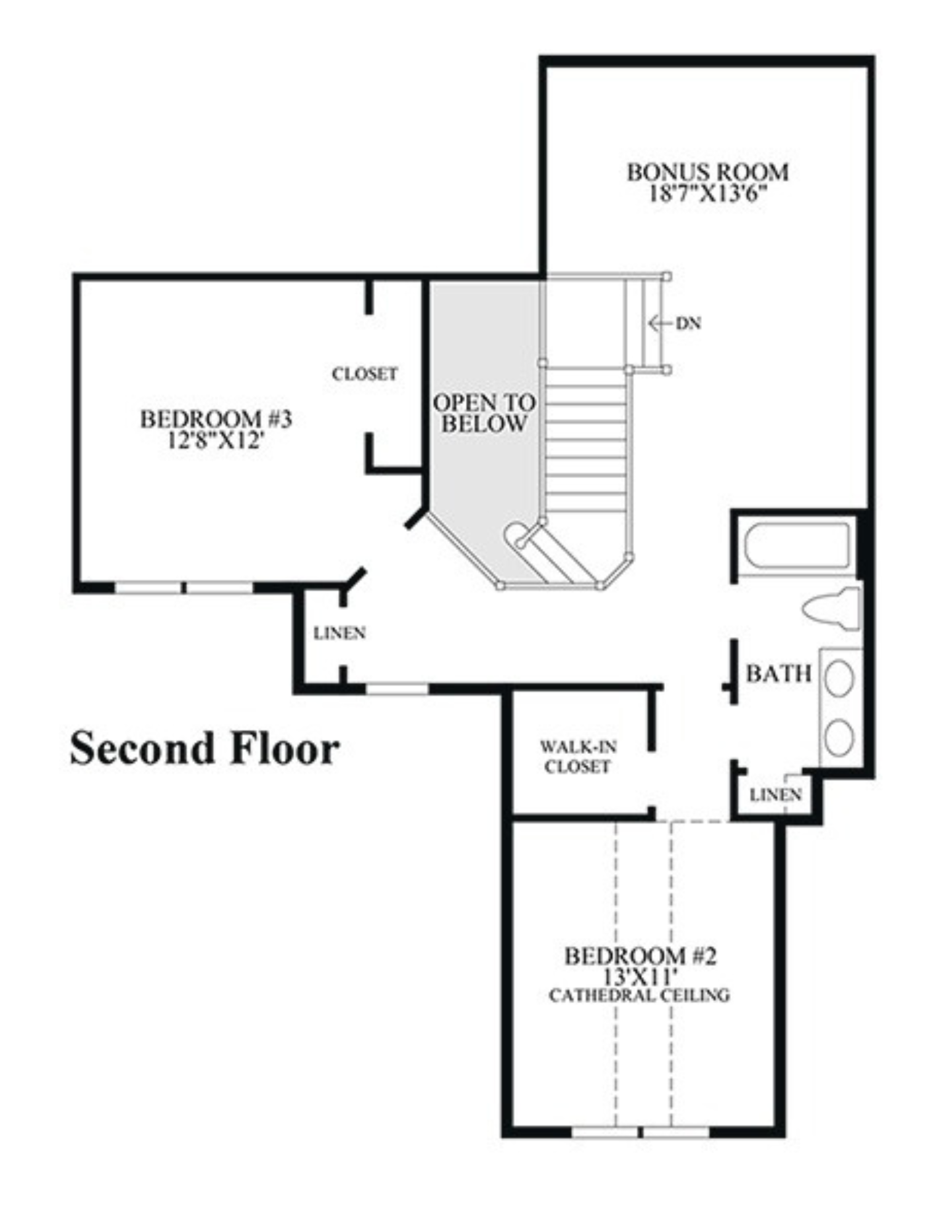 Enclave at Upper Makefield Vassar Model 2nd Floor