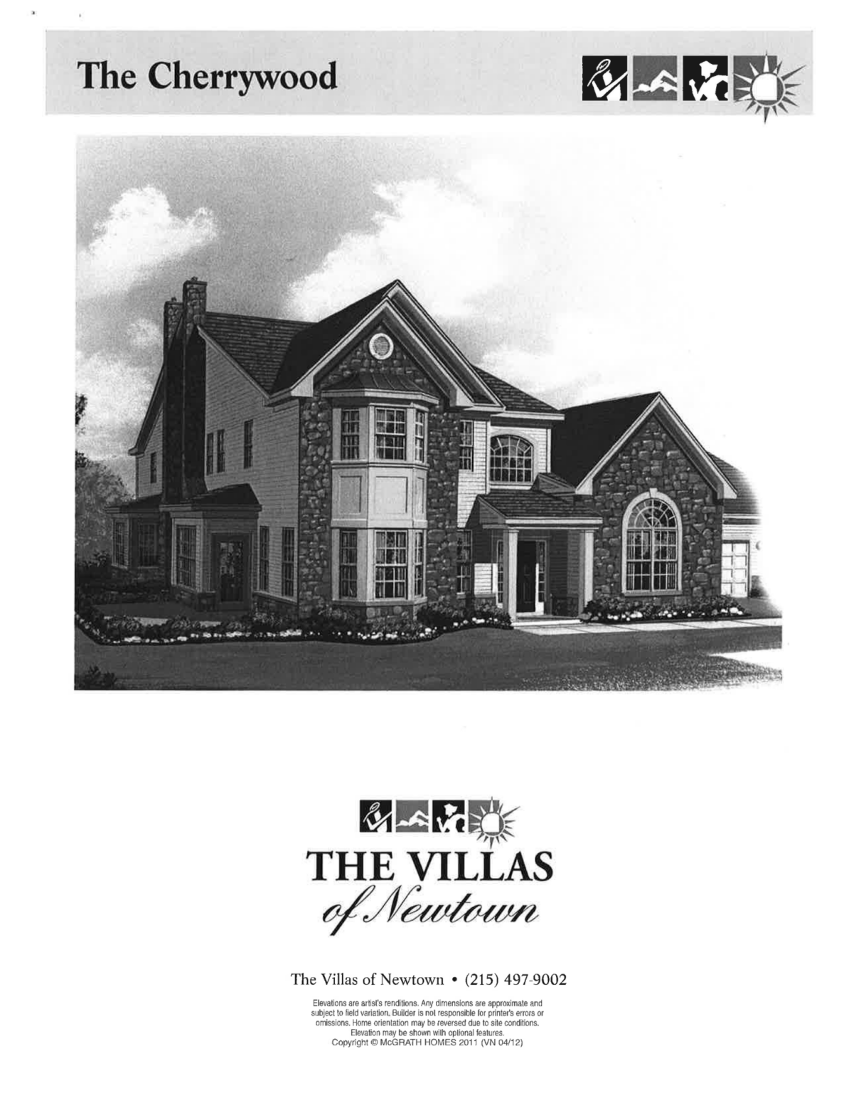 Villas of Newtown Cherrywood Floor Plan Senior Living Options 55+