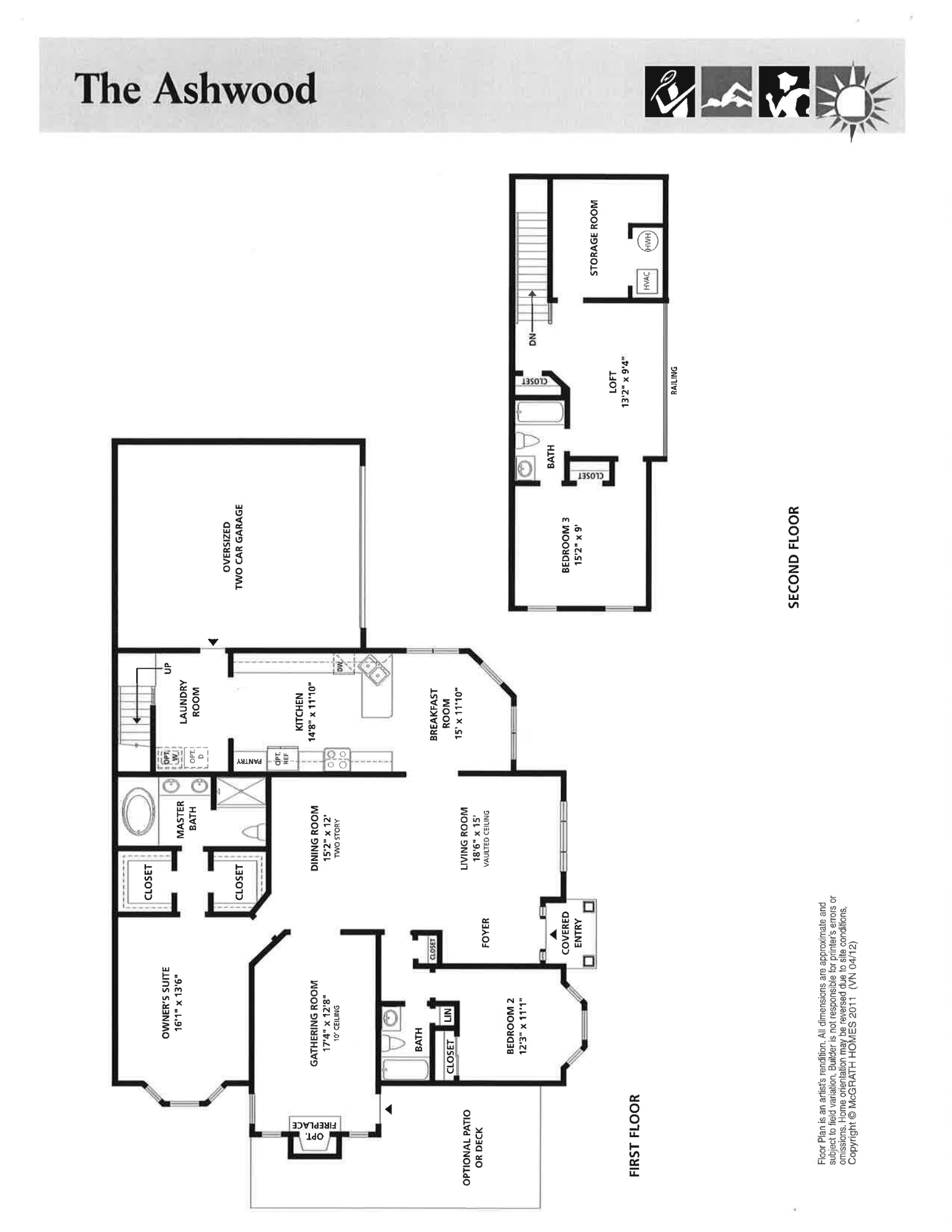 Villas of Newtown Ashwood Floor Plan
