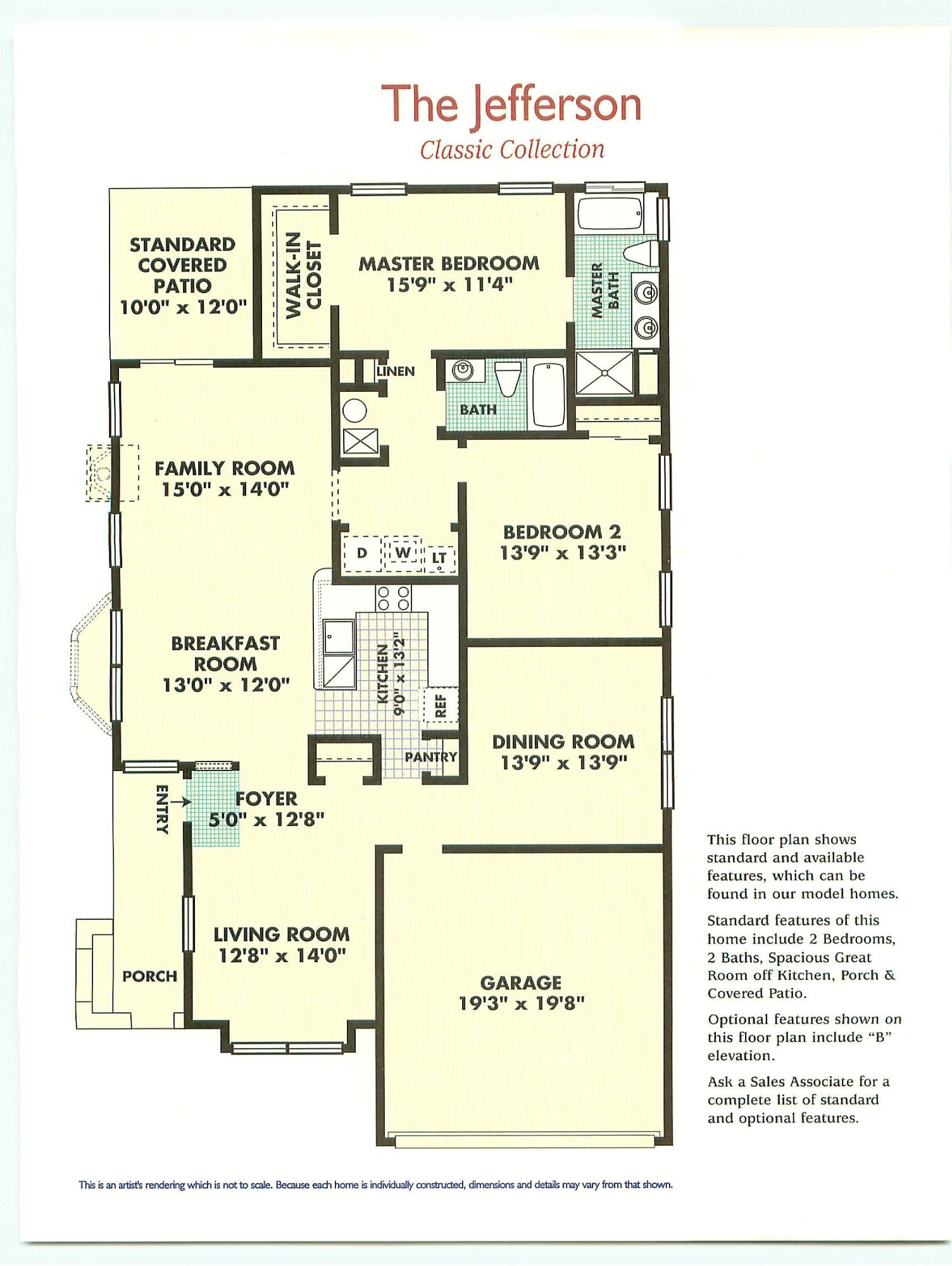 Heritage Creek Estates Jefferson Floor Plan2