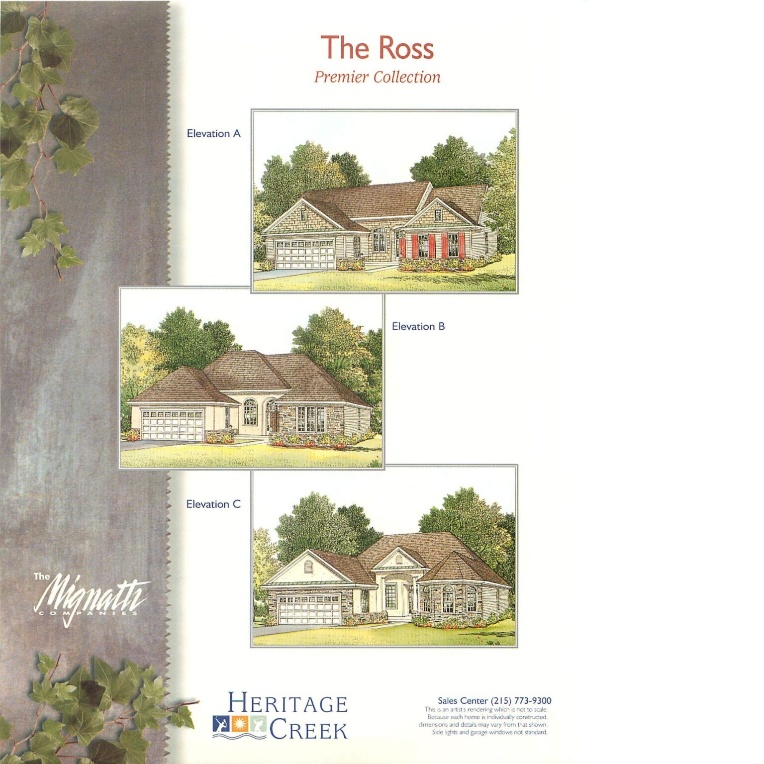 Heritage Creek Estates Ross Floor Plan Senior Living Options 55+