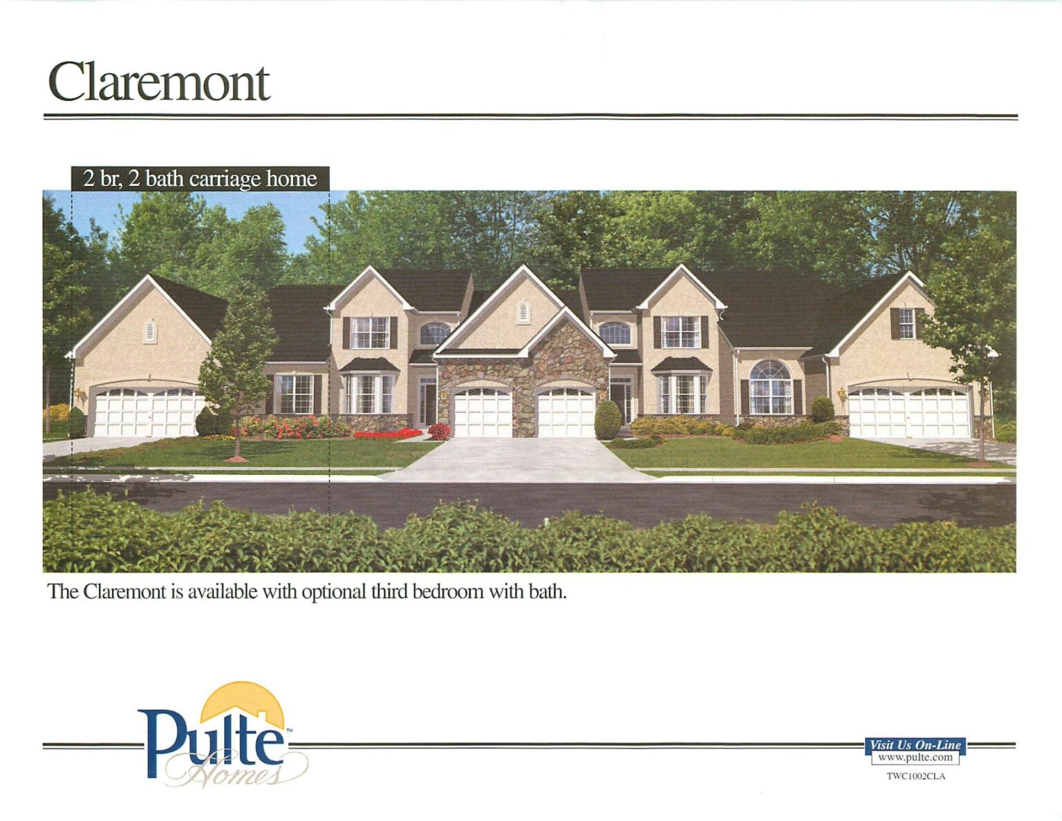 Traditions at Washington Crossing Claremont Floor Plans - Senior Living