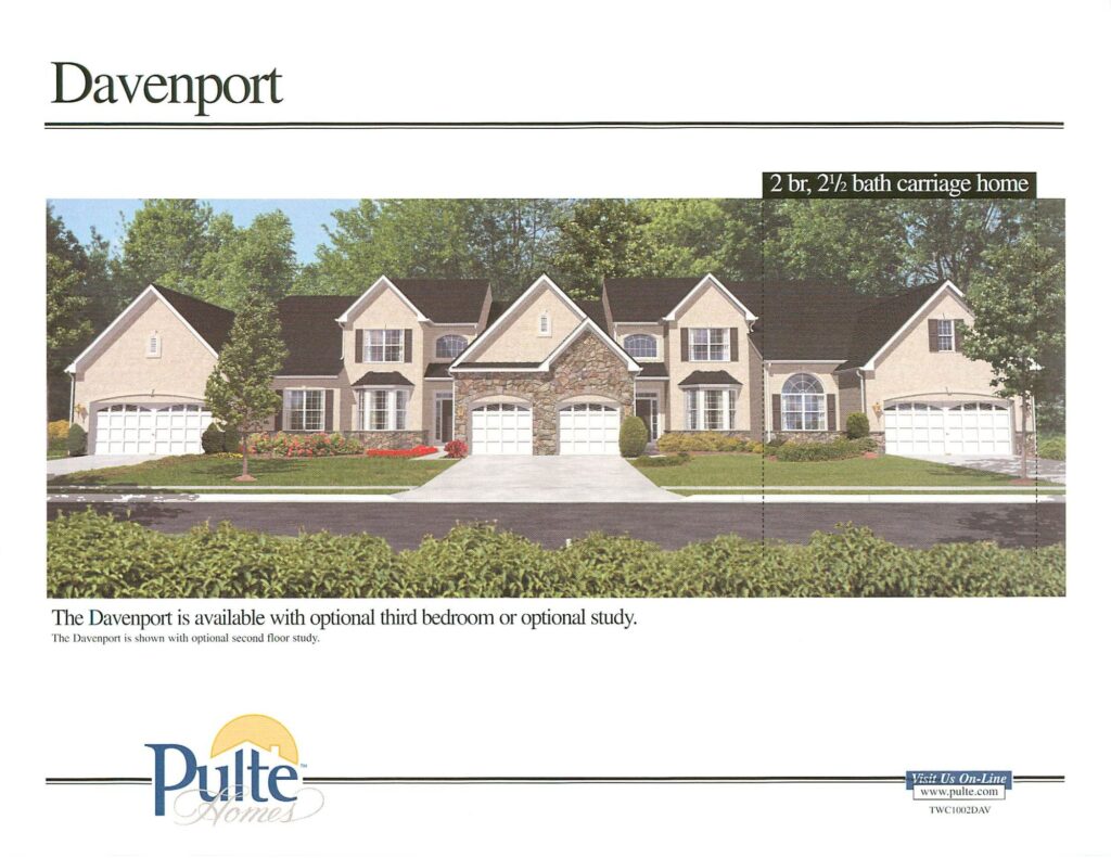 Traditions at Washington Crossing Davenport Floor Plan Senior Living