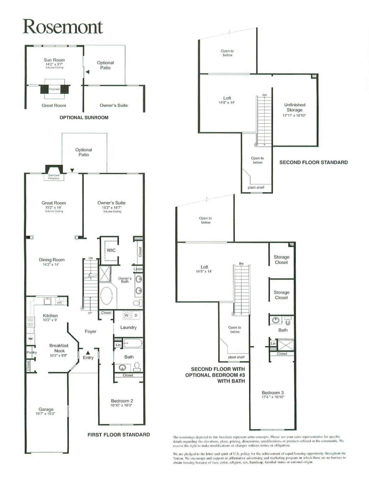 Traditions at Washington Crossing Rosemont Floor Plan Senior Living