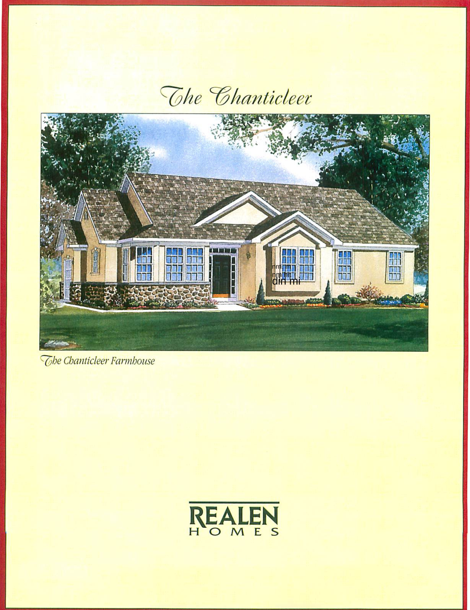 Chanticleer Floor Plan