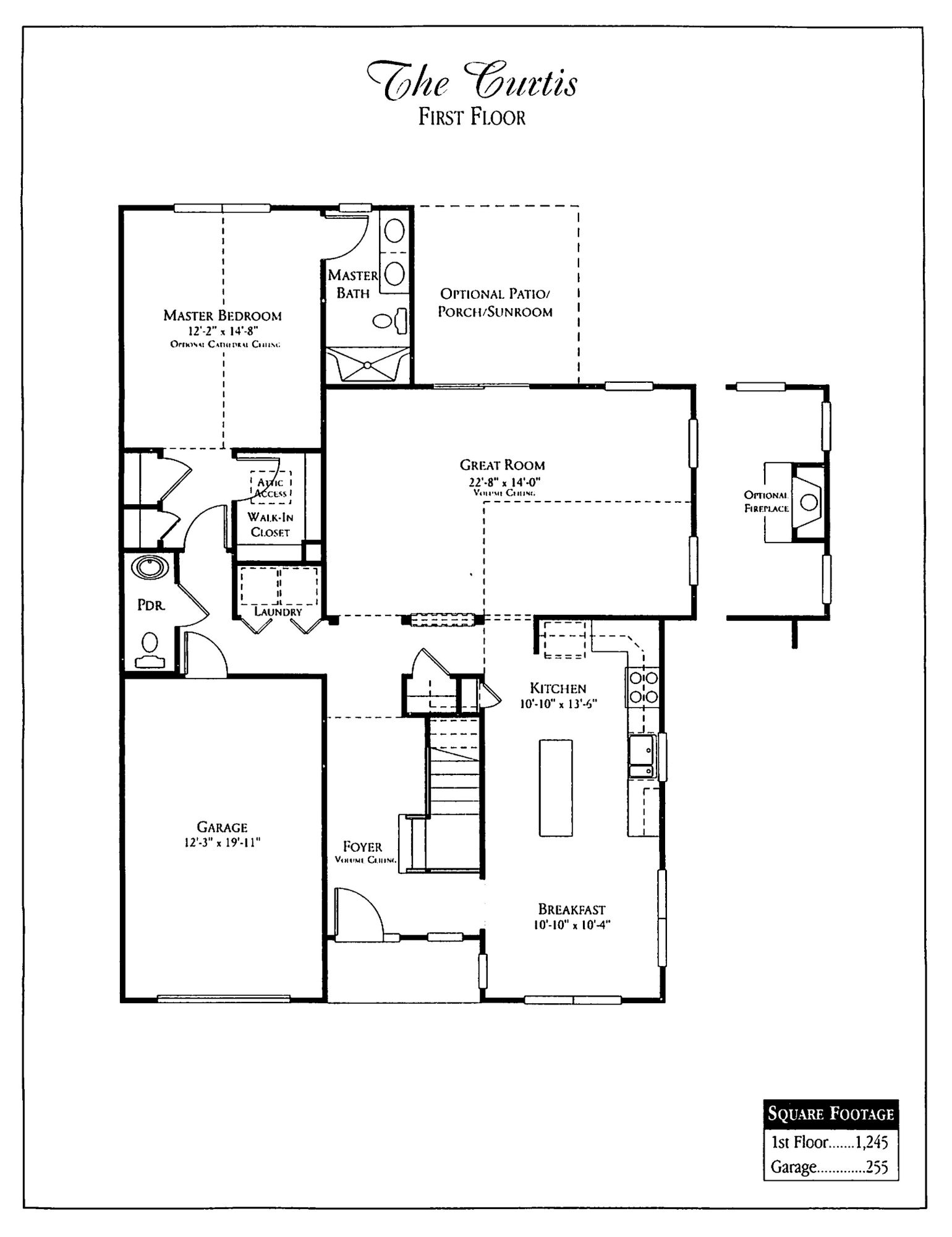 villages of flowers mill curtis floor plan2