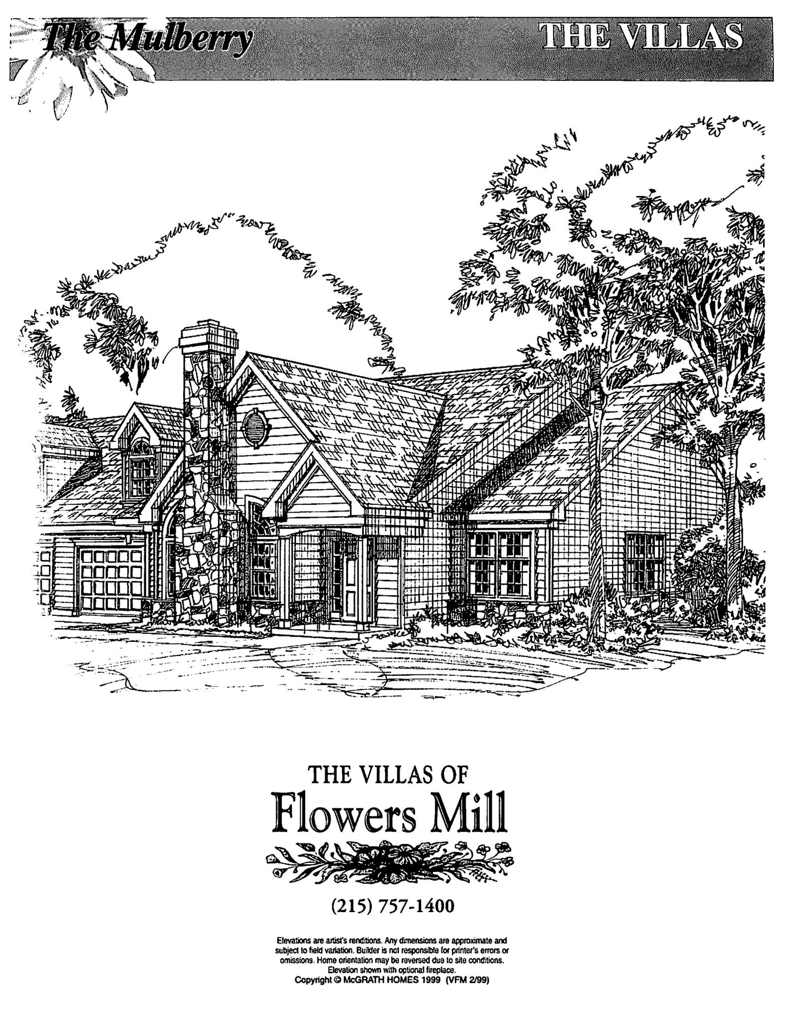 villages of flowers mill mulberry floor plan1