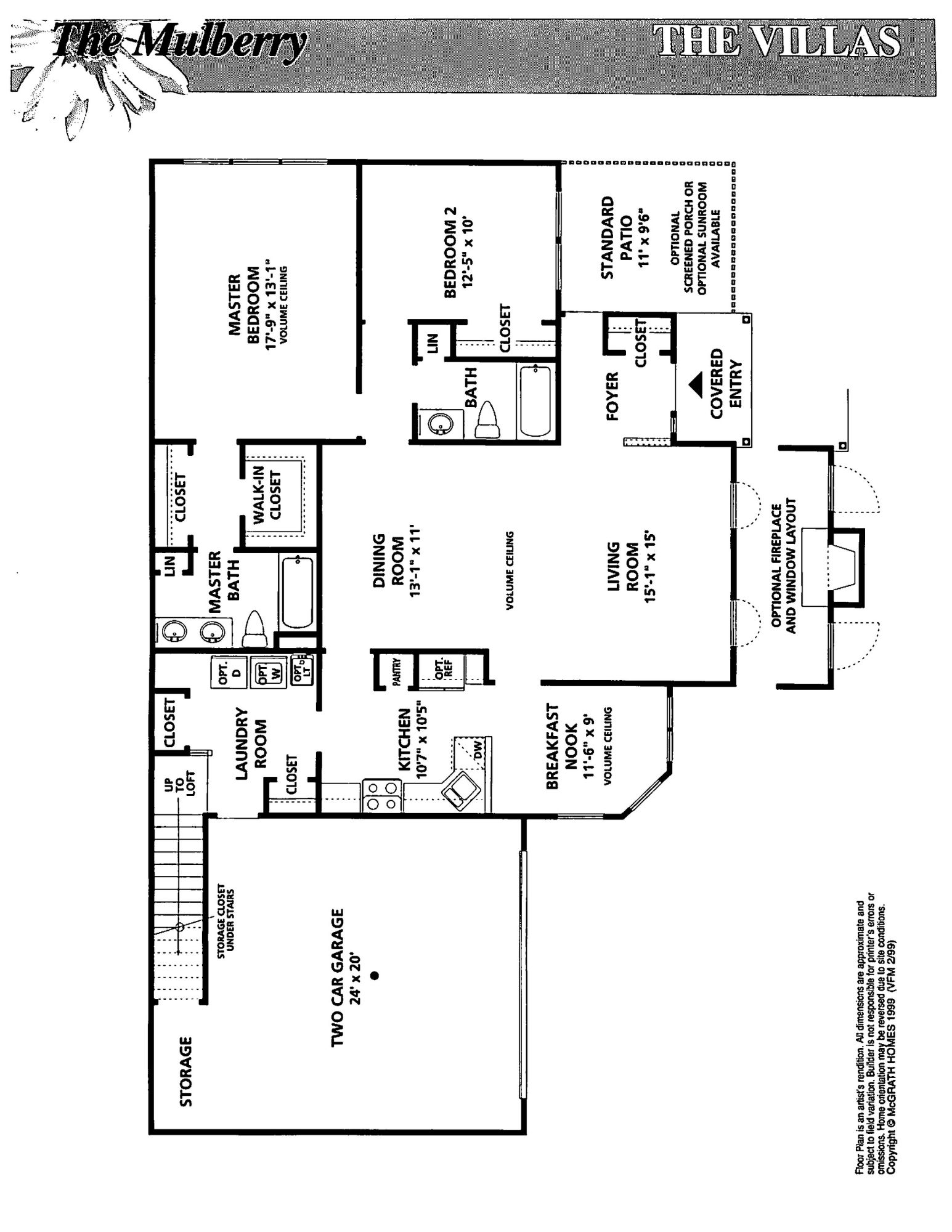 villages of flowers mill mulberry floor plan2