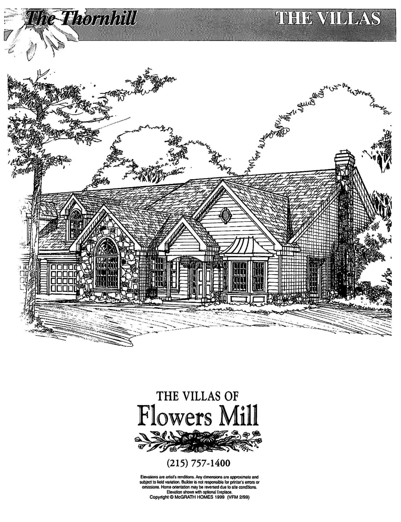 villages of flowers mill thornhill floor plan1