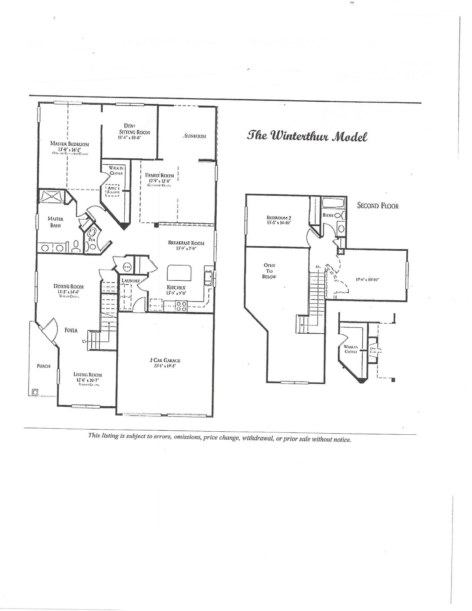 villages of flowers mill winterthur floor plan1