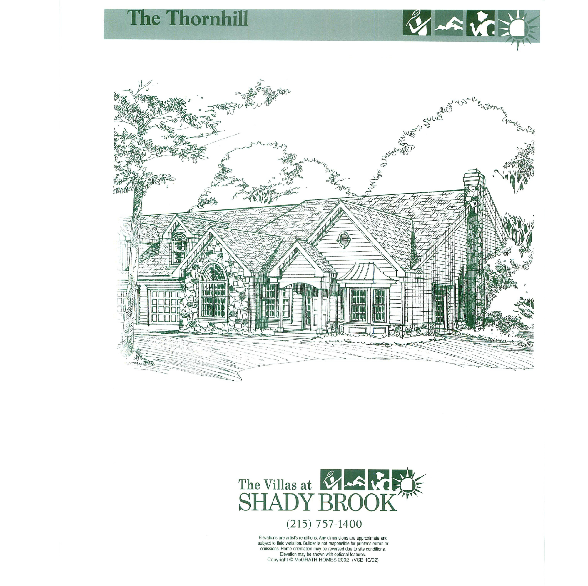 The Villas of Shadybrook Thornhill Floor Plane ShadyBrook - Thornhill Model