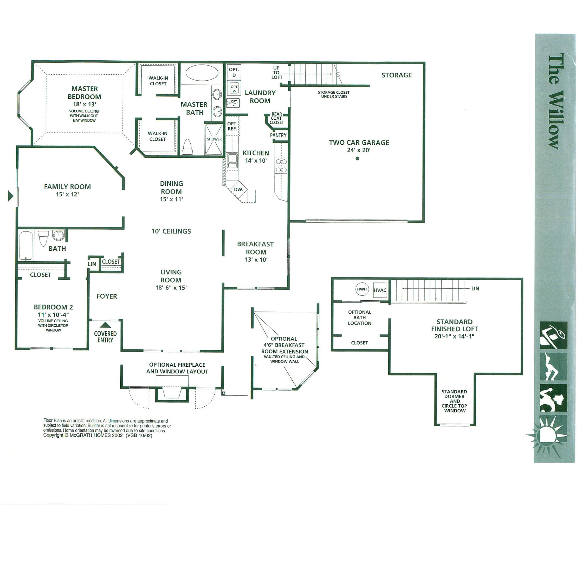 Willow Floor Plan Willow McGrath Floor Plan