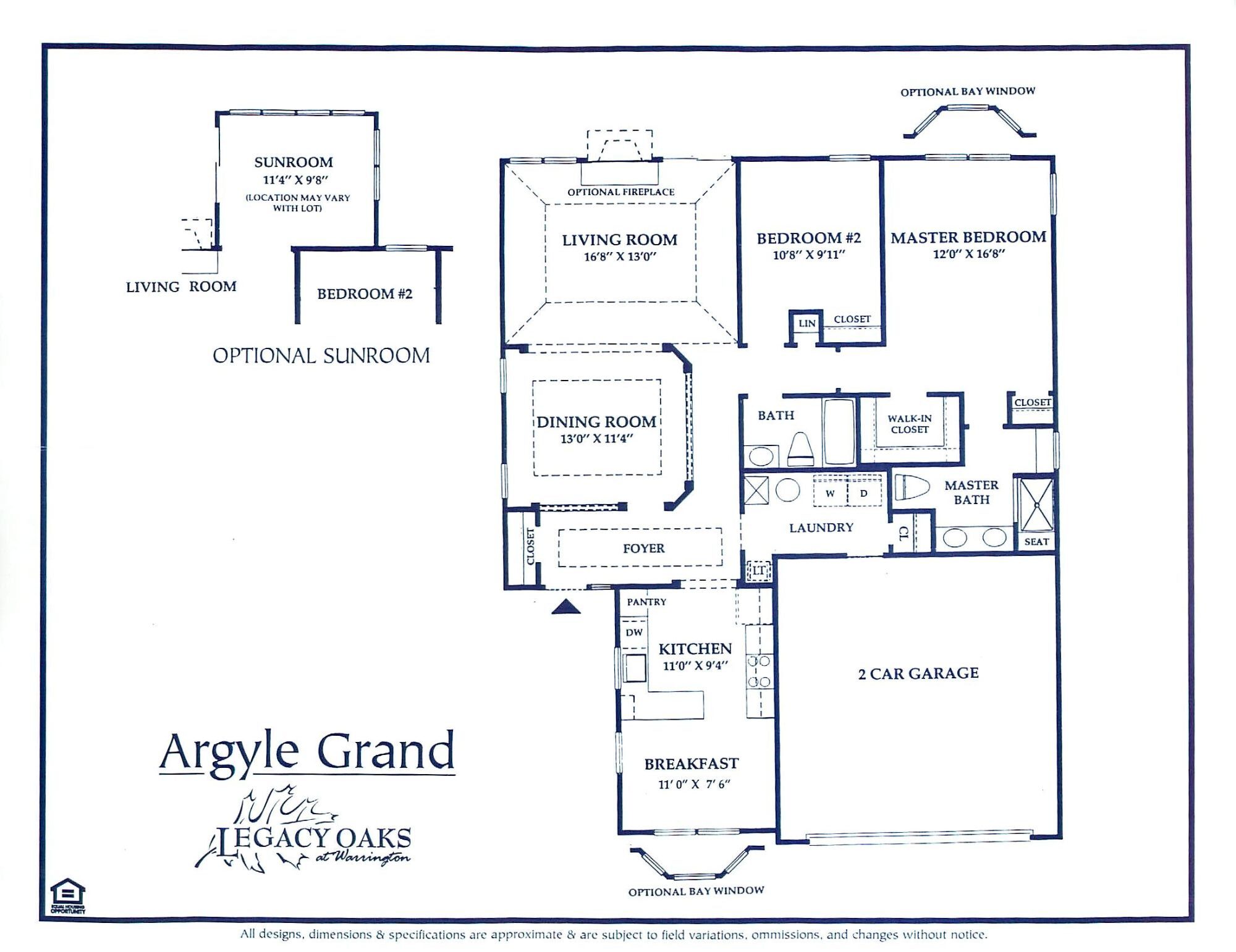 legacy oaks warrington argyle grand floor plan2A