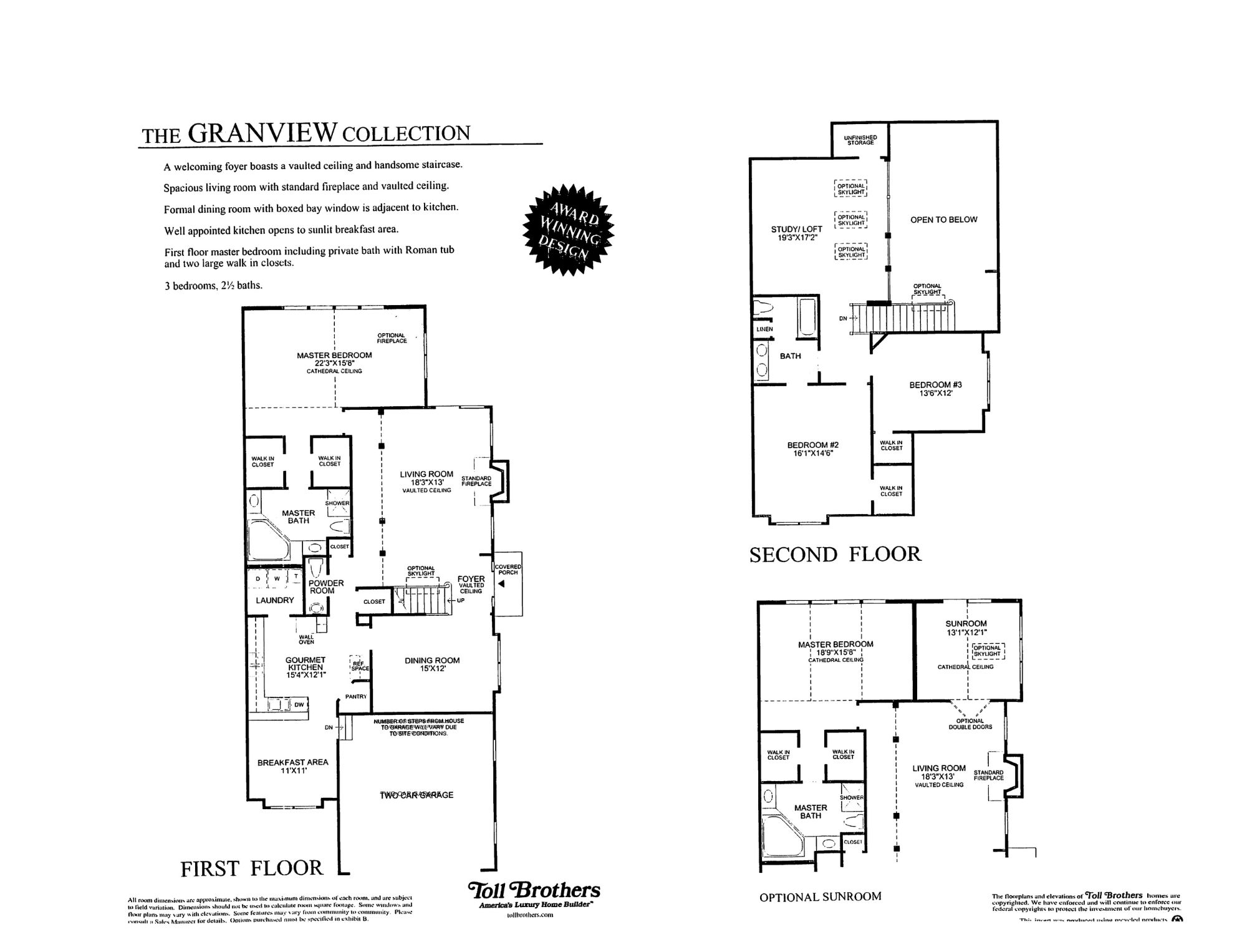 regency at northampton granview floor plan1