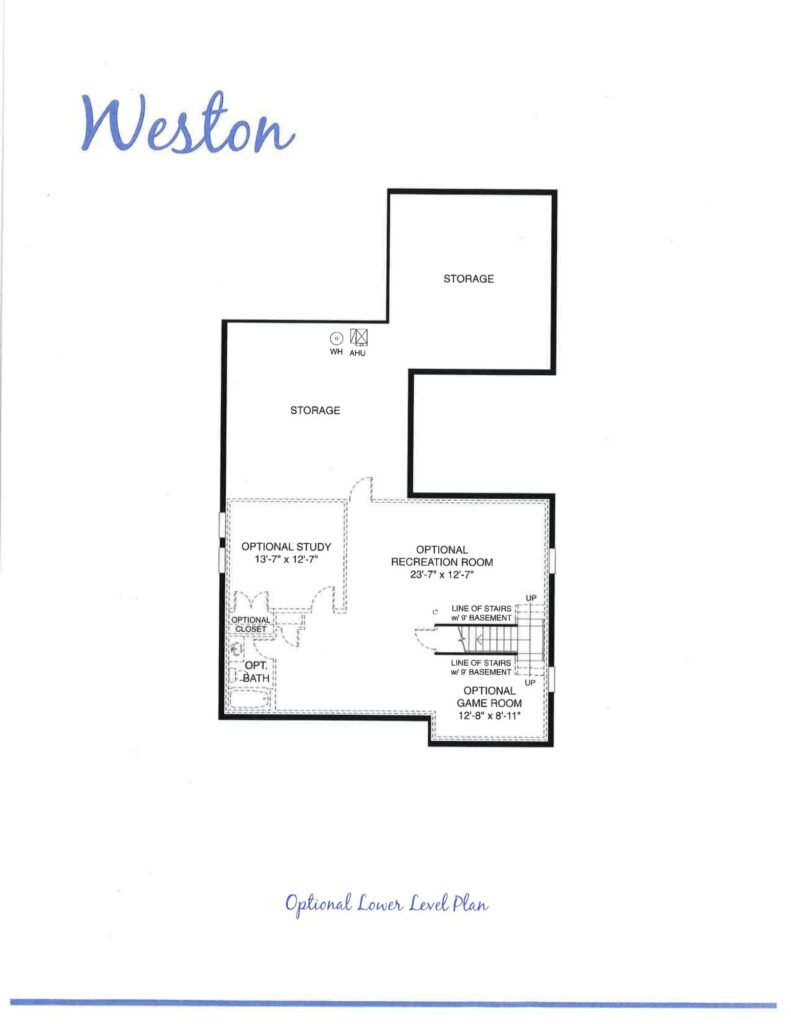 Centennial Mill Weston Floor Plan Senior Living Options 55+