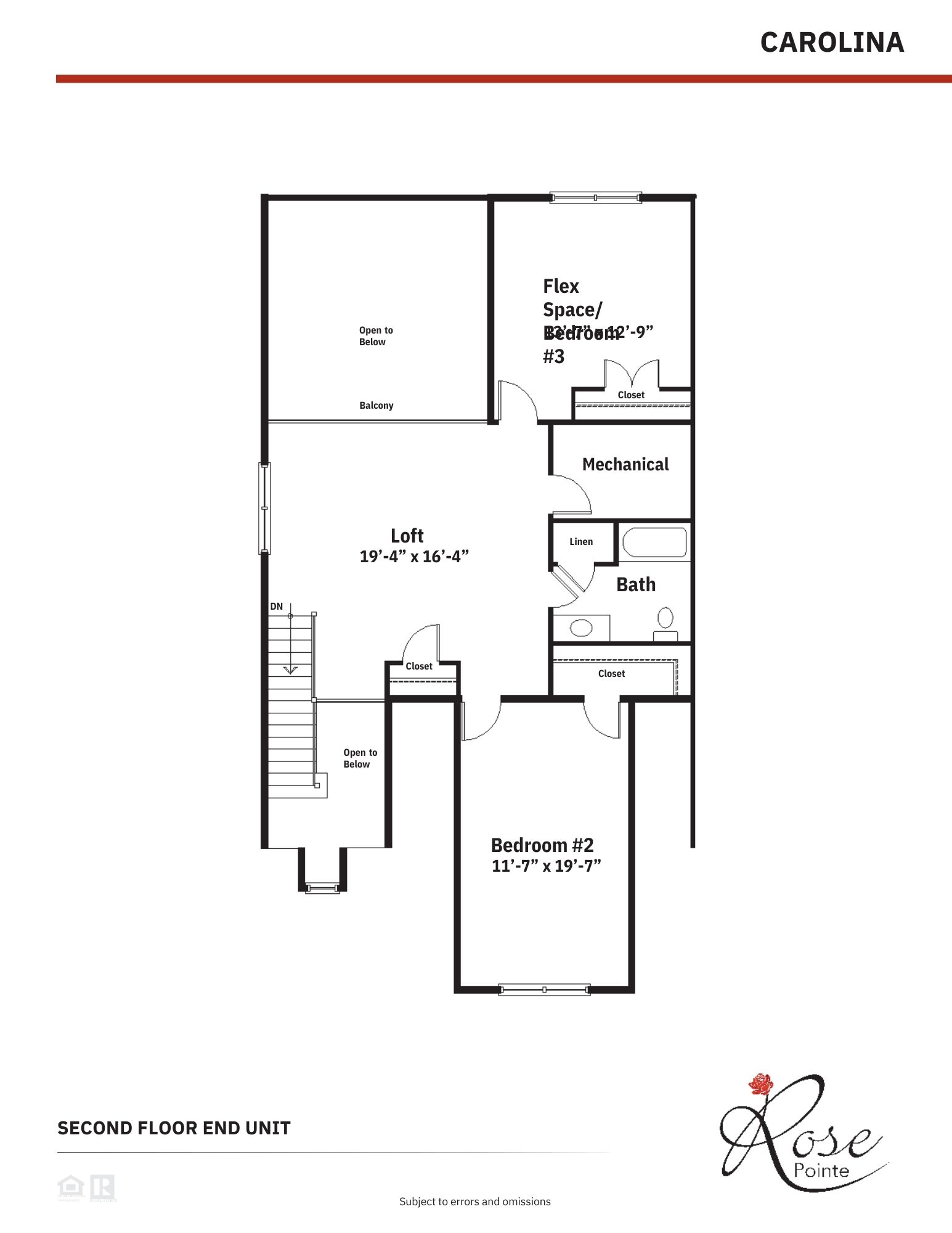 Rose Pointe Carolina Flr Pln3 Rose Pointe Carolina Flr Pln3