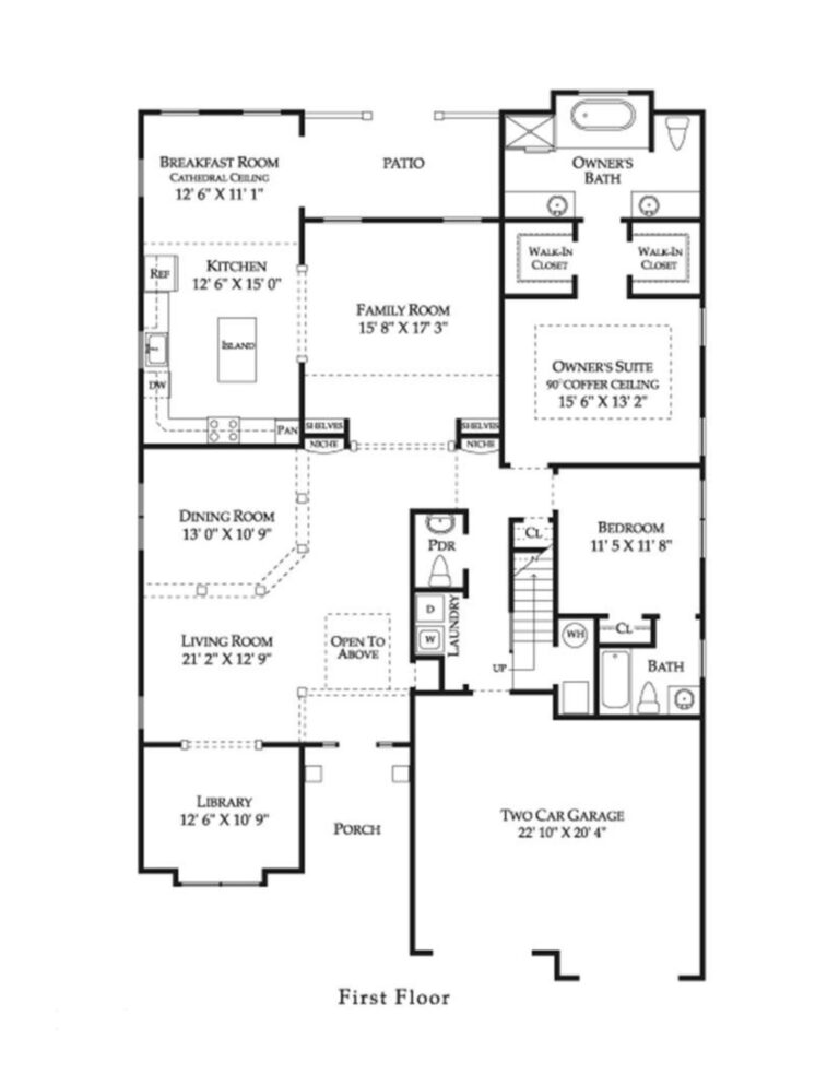 The Village of Country Gardens Longwood Floor Plan Senior Living