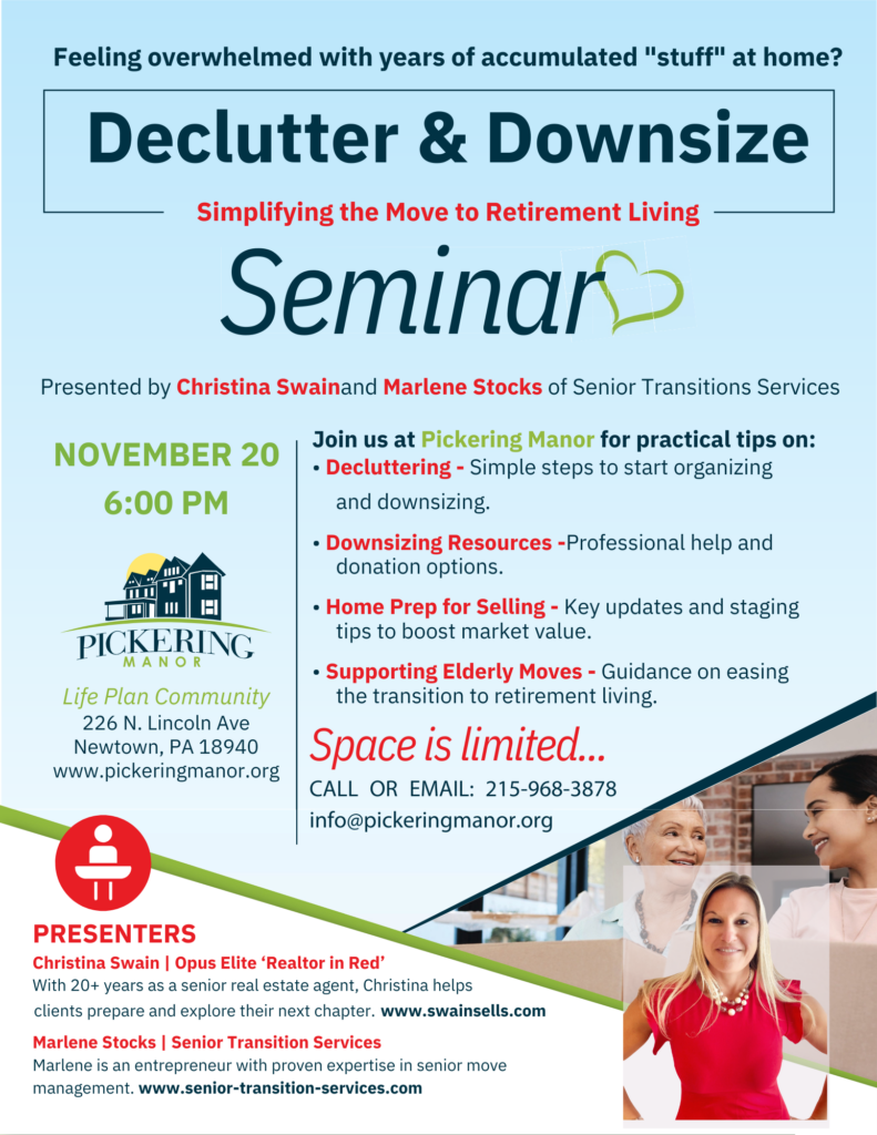Declutter & Downsizing Seminar
