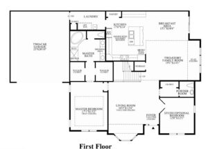 Cole Floor Plan - Regency at Hilltown 1st Floor