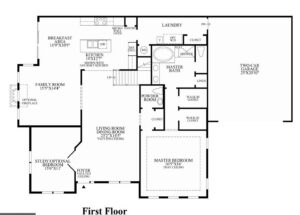 Regency at Hilltown Darin Floor Plan 1st Floor