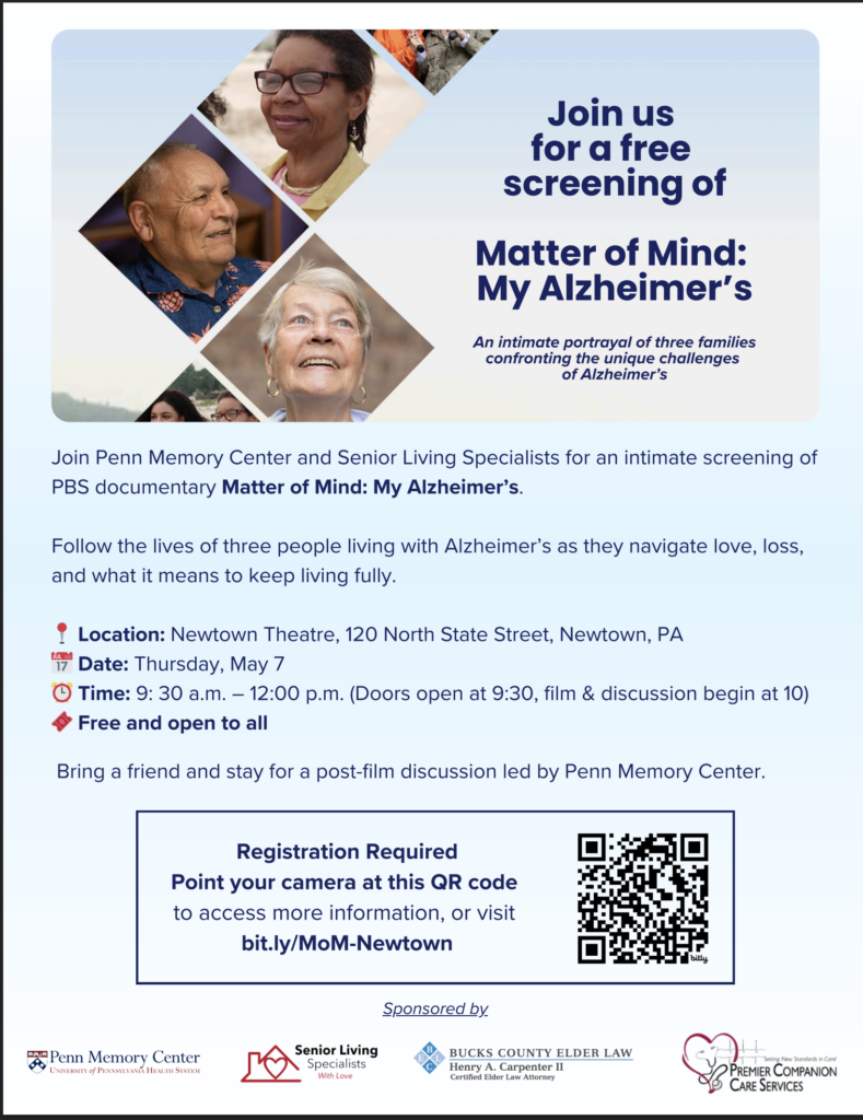 Matter of Mind: My Alzheimer’s